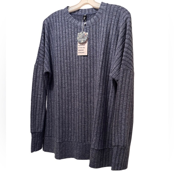 NWT Womens Sweaters Dressy Casual Crewneck Long Sleeve Shirts Loose Fit Size XL - Picture 1 of 11